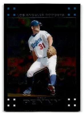 2007 Topps Baseball Chrome Brad Penny #106 Los Angeles Dodgers - Baseball Card Single