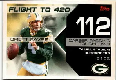 2007 Topps #BF-112 Brett Favre Brett Favre Collection - Football Card Single