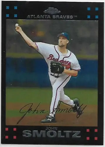 2007 Topps Chrome #30 John Smoltz NM-MT Braves - Baseball Card Single