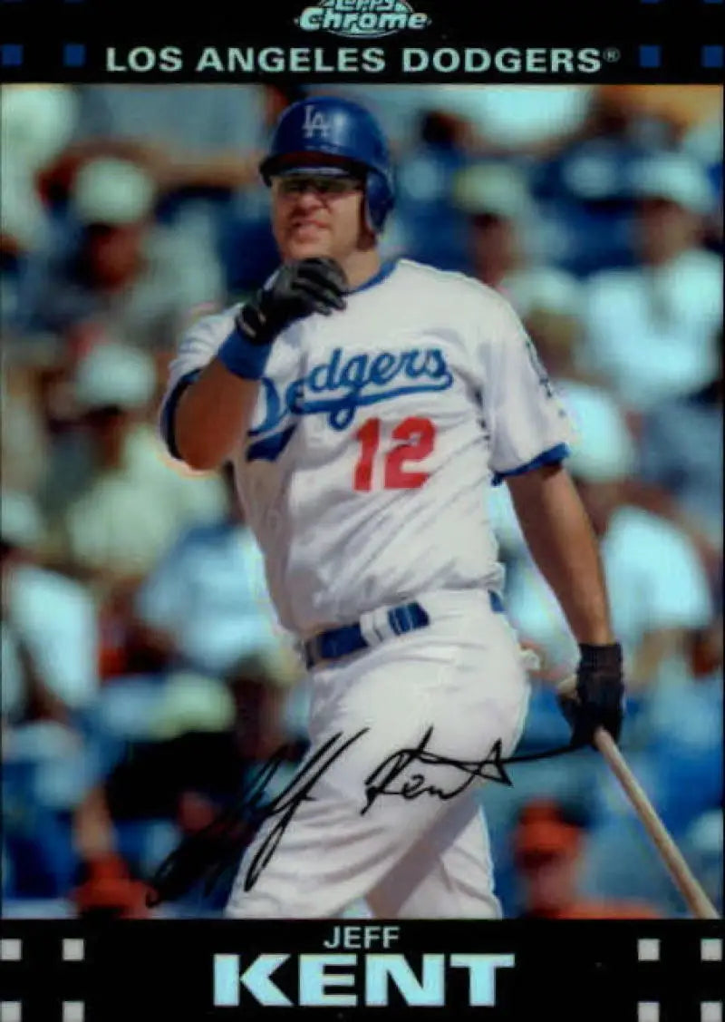 2007 Topps Chrome Refractors #54 Jeff Kent NM-MT Dodgers ID:13373 - Baseball Card Single