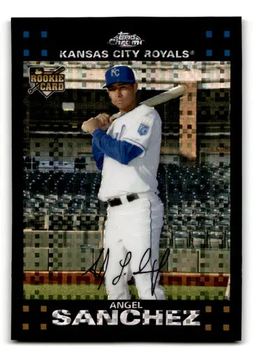 2007 Topps Chrome X-Fractor #288a Angel Sanchez NM-MT Royals ID:62825 - Baseball Card Single