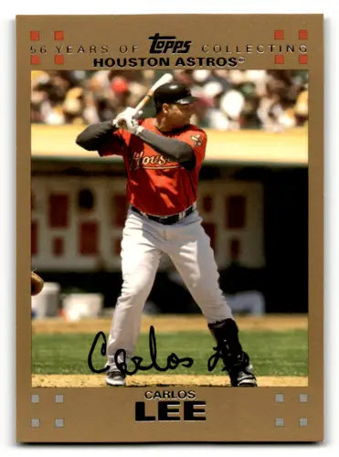 2007 Topps Gold #51 Carlos Lee NM-MT 0540/2007 Astros ID:61539 - Baseball Card Single