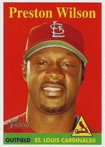 2007 Topps Heritage #60b Preston Wilson NM-MT Cardinals - Baseball Card Single