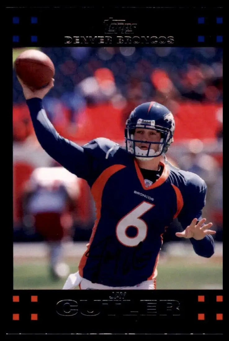2007 Topps Jay Cutler #16 Denver Broncos Football Card NFL Sports
