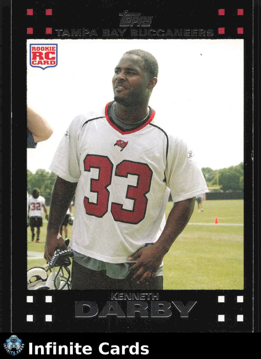 2007 Topps KENNETH DARBY #311 Tampa Bay Buccaneers RC - Football Card Single
