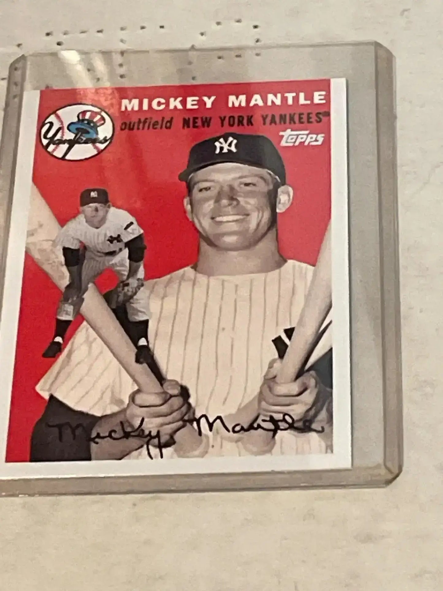 2007 Topps Mickey Mantle Story card MMS40 - Baseball Card Single