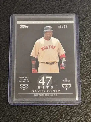 2007 Topps Moments & Milestones #103-47 David Ortiz Black #/29 - Baseball Card Single