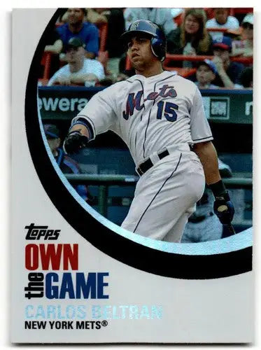 2007 Topps Own the Game OTG9 Carlos Beltran Mets baseball card in NM-MT condition