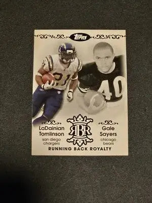 2007 Topps #RBR-ST LaDainian Tomlinson / Gale Sayers Running Back Royalty - Football Card Single
