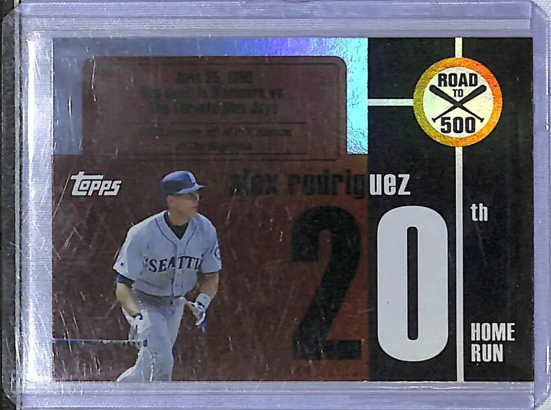 2007 Topps Road To 500 #ARHR20 Alex Rodriguez NM-MT Seattle Mariners