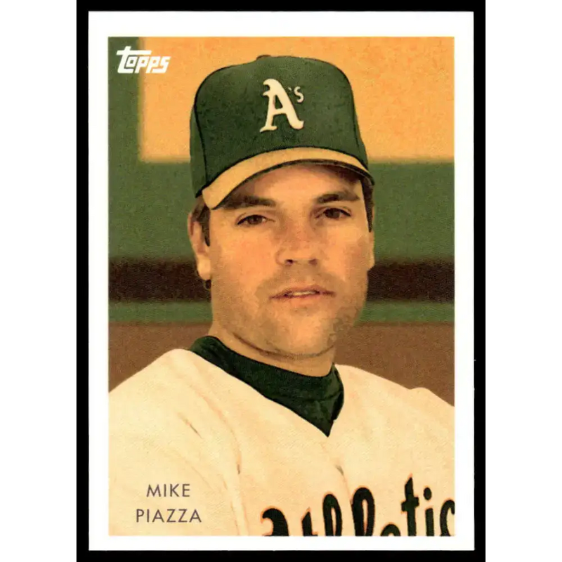 2007 Topps #WM2 Mike Piazza EX/NM Oakland Athletics Baseball Card - Baseball Card Single