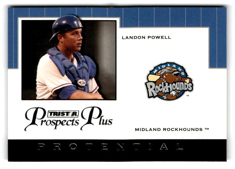 2007 TriStar Prospects Plus #PT-LP Landon Powell Protential - Baseball Card Single