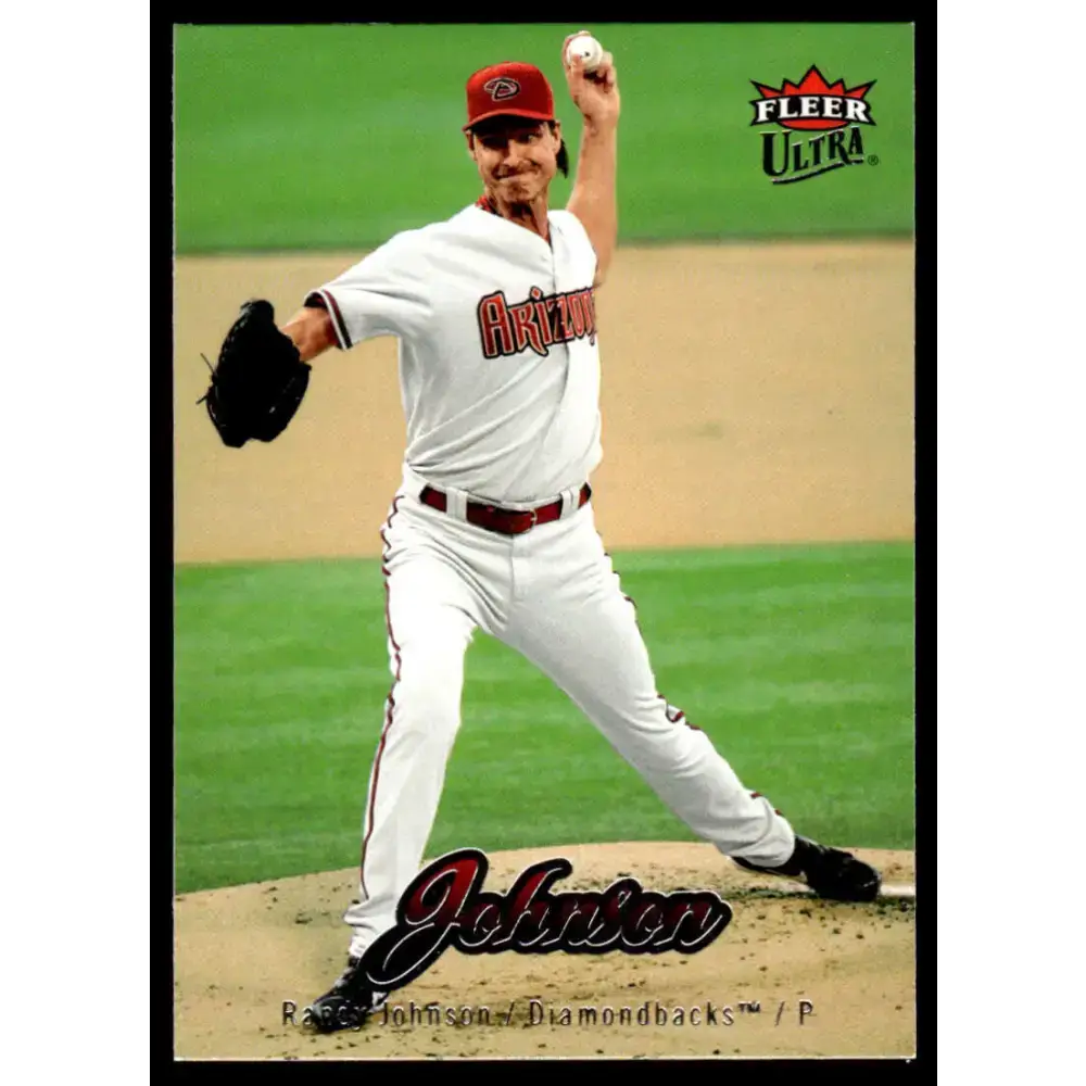2007 Ultra #2 Randy Johnson EX/NM Arizona Diamondbacks Baseball Card - Baseball Card Single