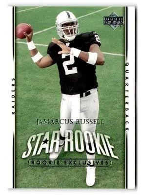 2007 Upper Deck #276 JaMarcus Russell Rookie Exclusives Star Rookies - Football Card Single