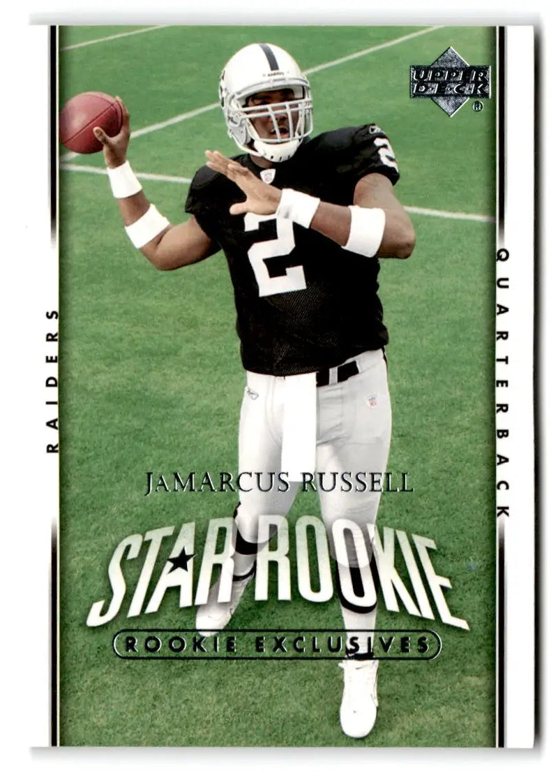 2007 Upper Deck #276 JaMarcus Russell Rookie Exclusives Star Rookies - Football Card Single