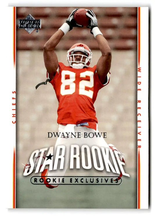 2007 Upper Deck #285 Dwayne Bowe Rookie Exclusives Star Rookies - Football Card Single