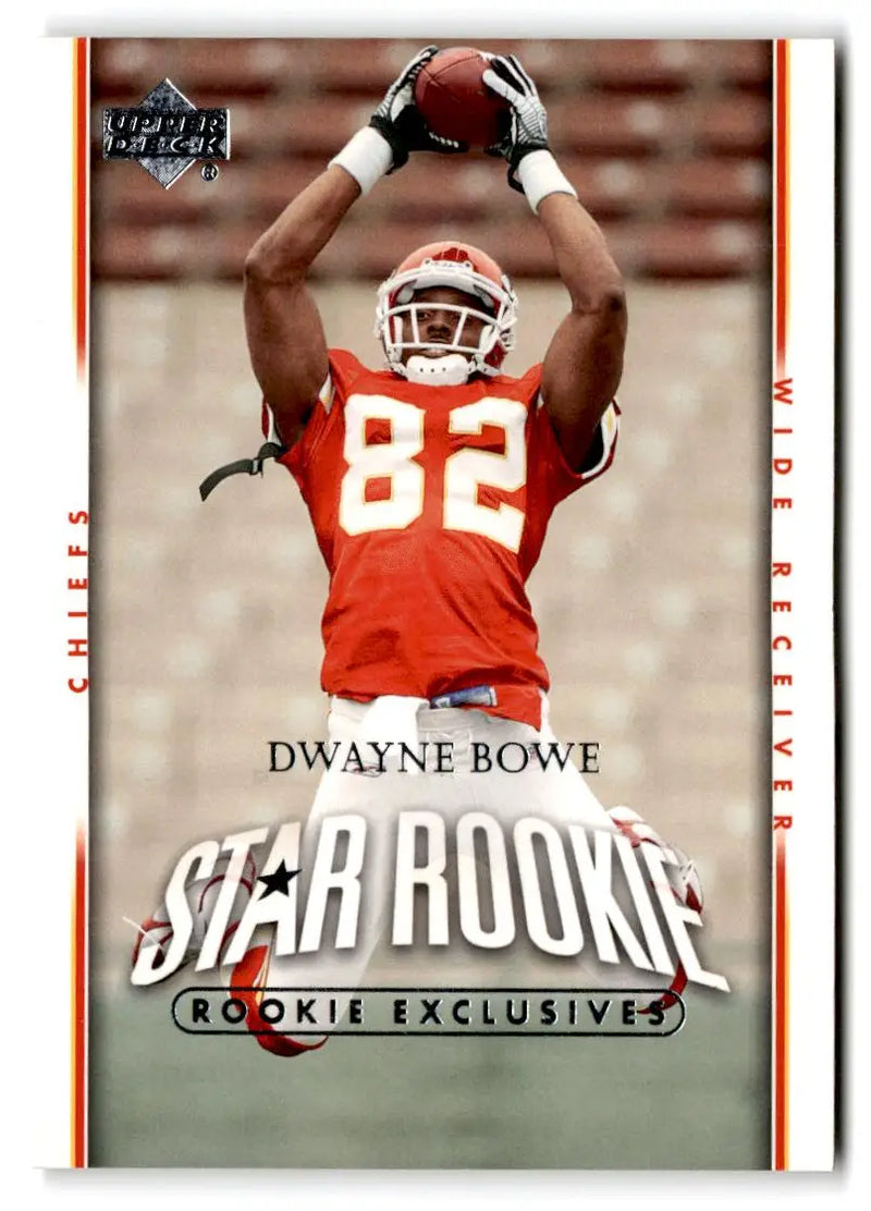 2007 Upper Deck #285 Dwayne Bowe Rookie Exclusives Star Rookies - Football Card Single