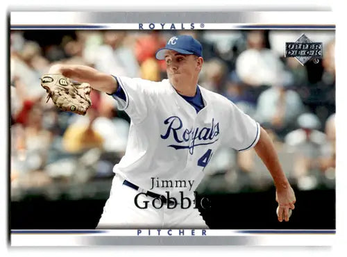 2007 Upper Deck Jimmy Gobble baseball card with original gloss Royals ID 71979