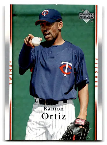 2007 Upper Deck #805 Ramon Ortiz NM Near Mint Twins ID:82902 - Baseball Card Single