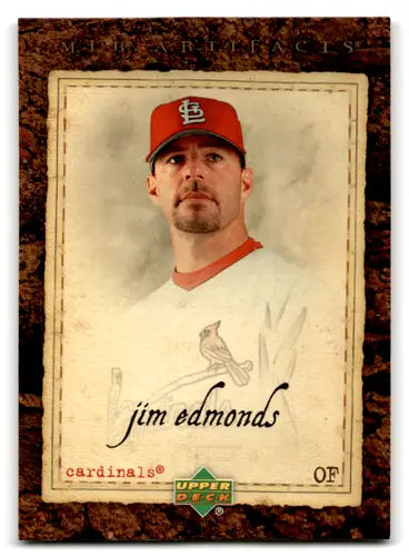 Jim Edmonds baseball card from 2007 Upper Deck Artifacts collection