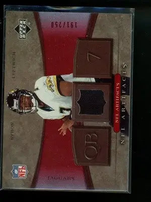 2007 Upper Deck NFL Artifacts Byron Leftwich #M3RMK 191/250 Jersey Patch - Football Card Single