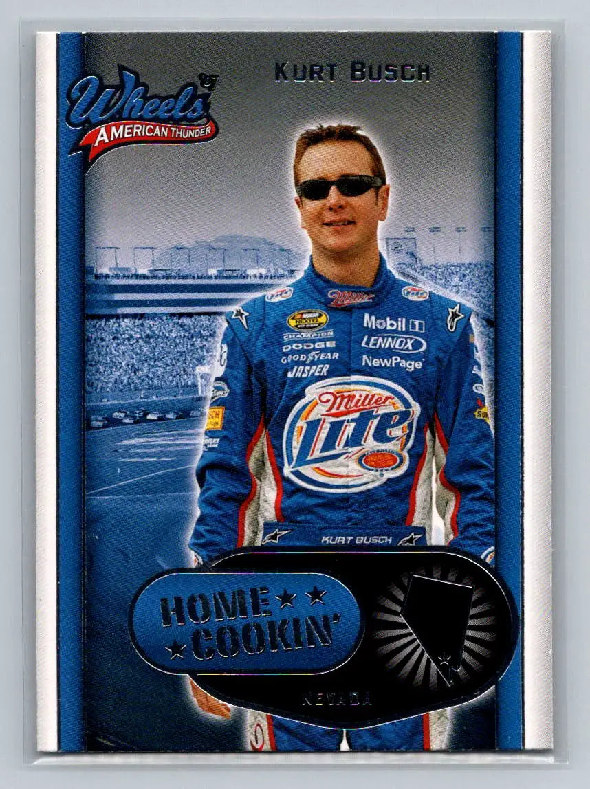2007 Wheels American Thunder #77 Kurt Busch Penske Racing South - Racing Card Single
