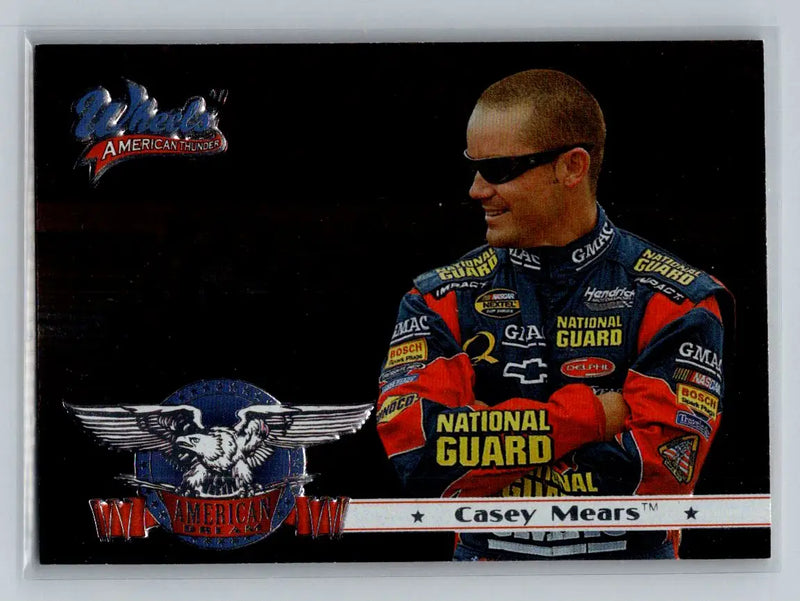 2007 Wheels American Thunder #AD 7 Casey Mears Hendrick Motorsports - Racing Card Single