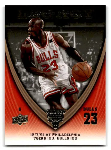 Michael Jordan basketball card from 2008-09 Upper Deck Michael Jordan Legacy Collection