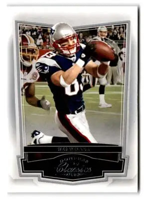 Football trading card of Wes Welker from 2008 Donruss Classics featuring England Patriots