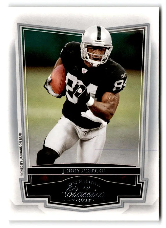 2008 Donruss Classics #72 Jerry Porter - Football Card Single