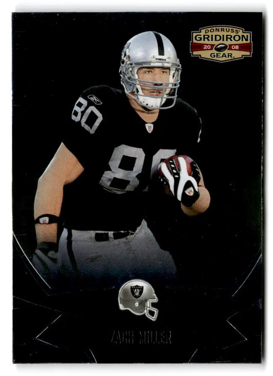 2008 Donruss Gridiron Gear #72 Zach Miller - Football Card Single