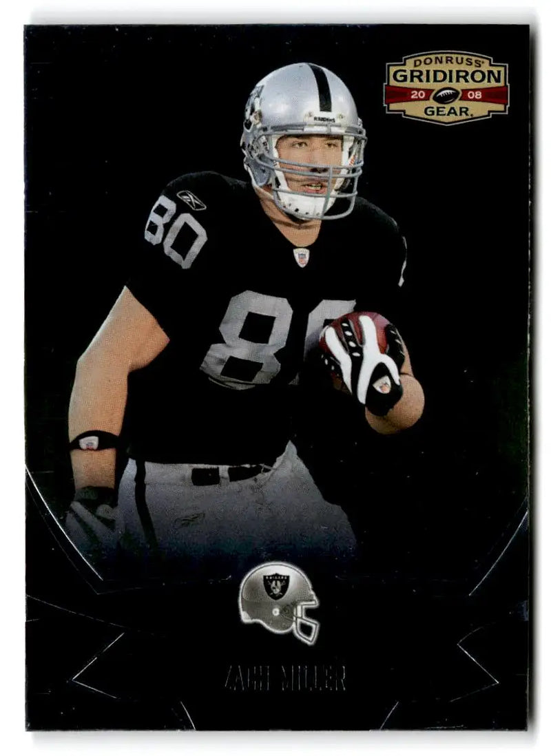 2008 Donruss Gridiron Gear #72 Zach Miller - Football Card Single