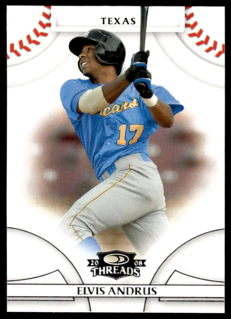 2008 Donruss Threads #100 Elvis Andrus EX Excellent Texas Rangers Baseball Card - Baseball Card Single
