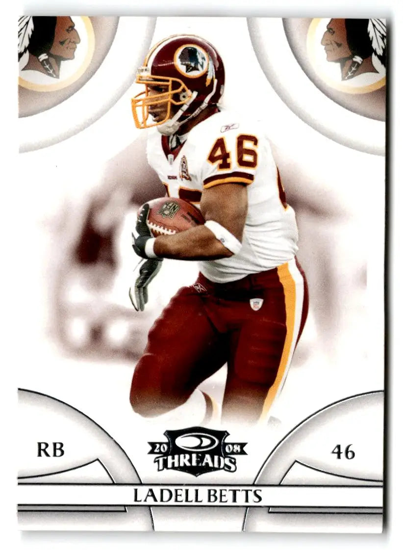 2008 Donruss Threads #150 Ladell Betts - Football Card Single