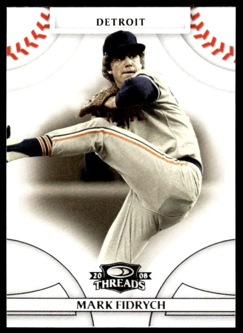2008 Donruss Threads #24 Mark Fidrych EX Excellent Detroit Tigers Baseball Card - Baseball Card Single