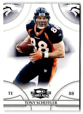 2008 Donruss Threads #35 Tony Scheffler - Football Card Single