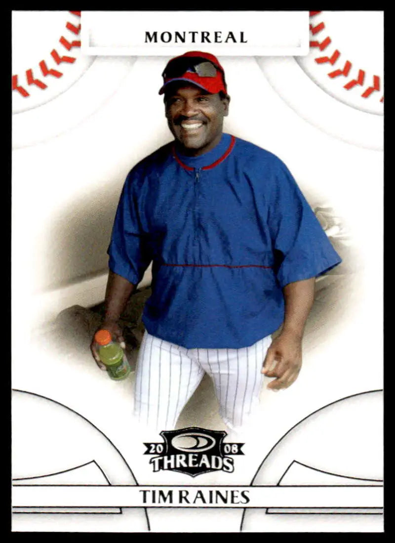 2008 Donruss Threads #37 Tim Raines EX Excellent Montreal Expos Baseball Card - Baseball Card Single