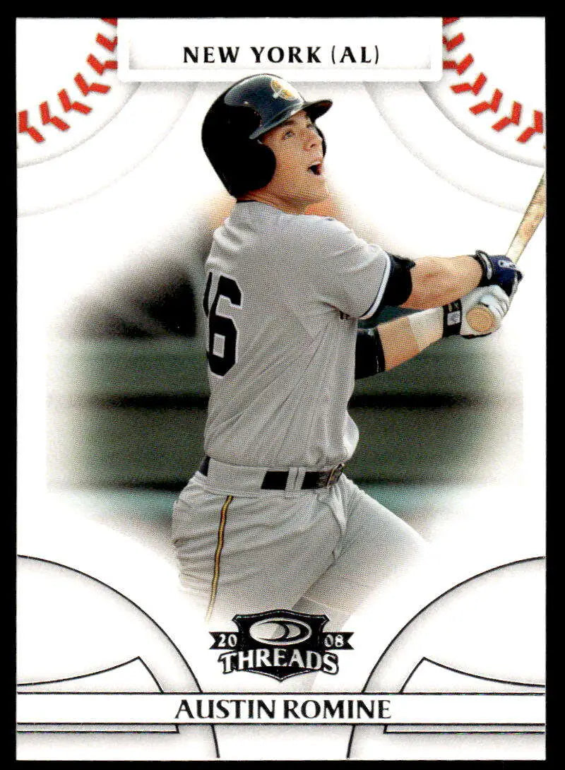 2008 Donruss Threads #51 Austin Romine EX Excellent New York Yankees Baseball Card - Baseball Card Single