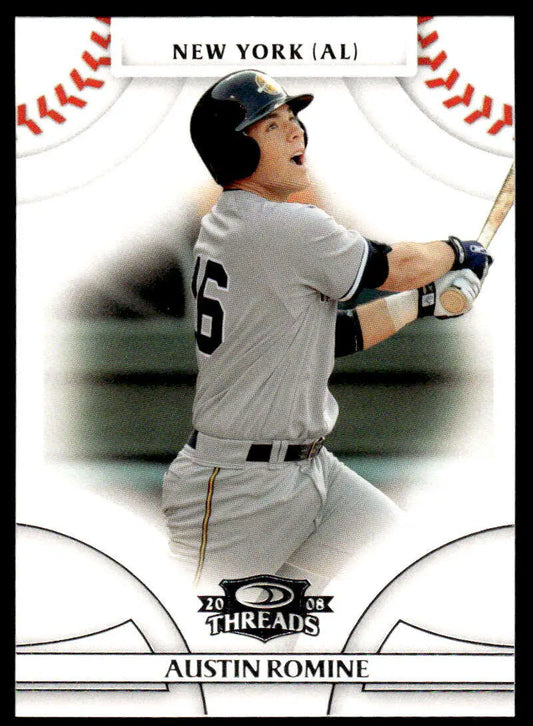 2008 Donruss Threads #51 Austin Romine EX Excellent New York Yankees Baseball Card - Baseball Card Single