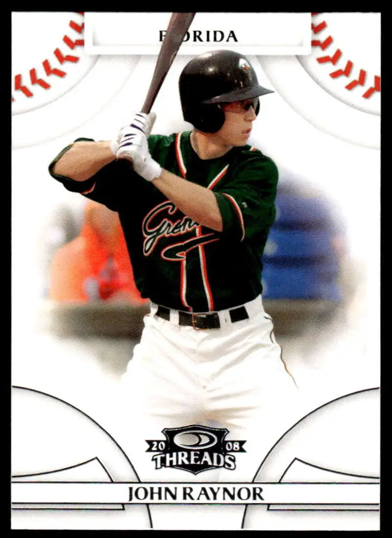 2008 Donruss Threads #55 John Raynor EX Excellent Florida Marlins Baseball Card - Baseball Card Single