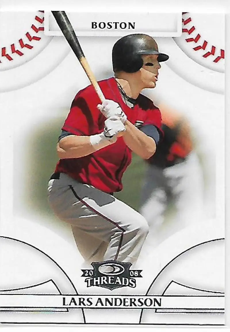 2008 Donruss Threads #56 Lars Anderson EX Excellent Boston Red Sox Baseball Card - Baseball Card Single