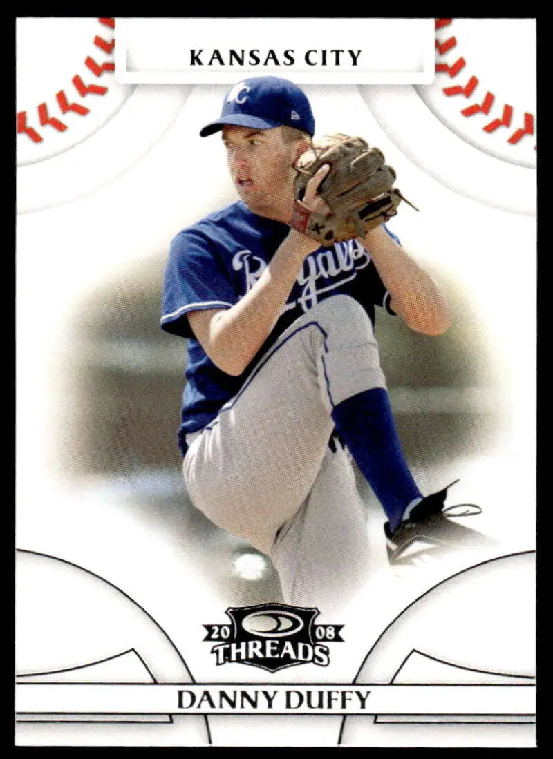 2008 Donruss Threads #65 Danny Duffy EX Excellent Kansas City Royals Baseball Card - Baseball Card Single