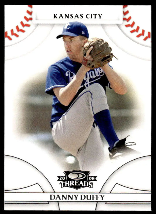 2008 Donruss Threads #65 Danny Duffy EX Excellent Kansas City Royals Baseball Card - Baseball Card Single
