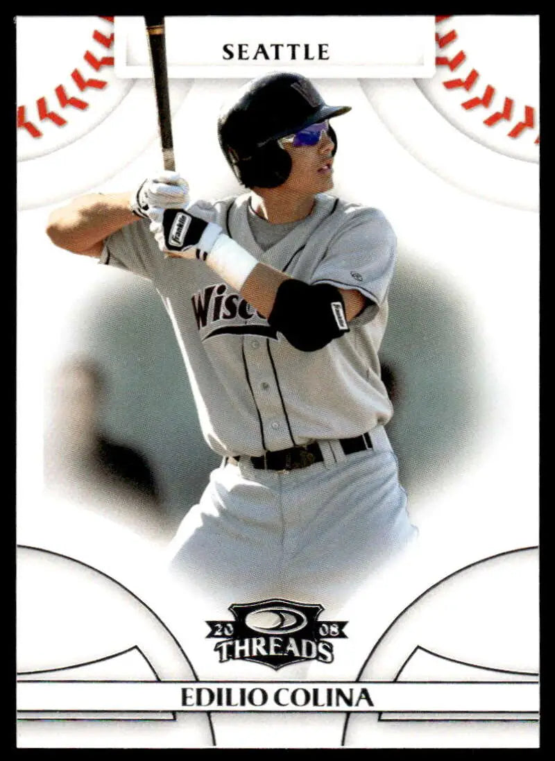 2008 Donruss Threads #68 Edilio Colina EX Excellent Seattle Mariners Baseball Card - Baseball Card Single