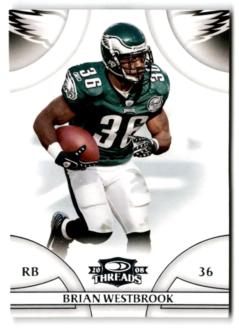 2008 Donruss Threads #96 Brian Westbrook - Football Card Single