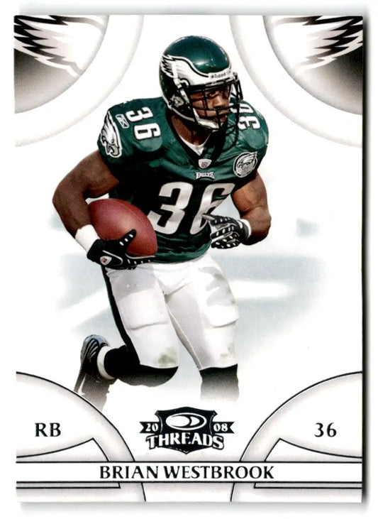 2008 Donruss Threads #96 Brian Westbrook - Football Card Single