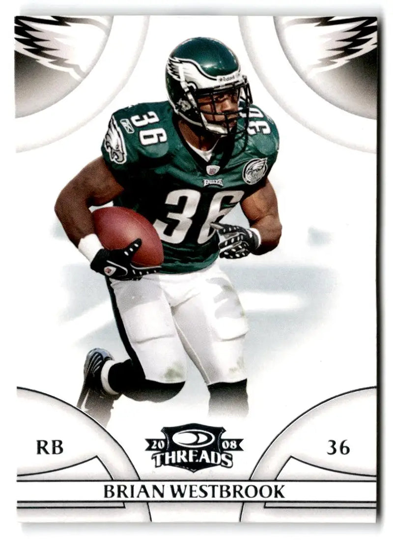2008 Donruss Threads #96 Brian Westbrook - Football Card Single