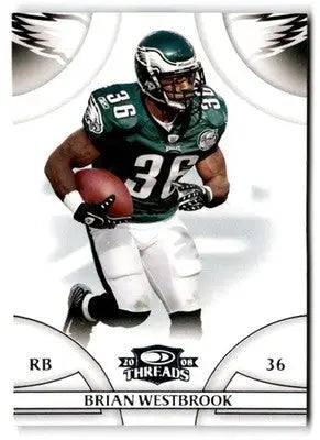 2008 Donruss Threads #96 Brian Westbrook - Football Card Single