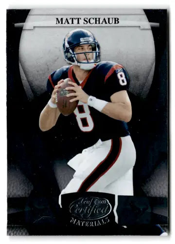 2008 Leaf Certified Matt Schaub football card with original gloss Texans ID 73613
