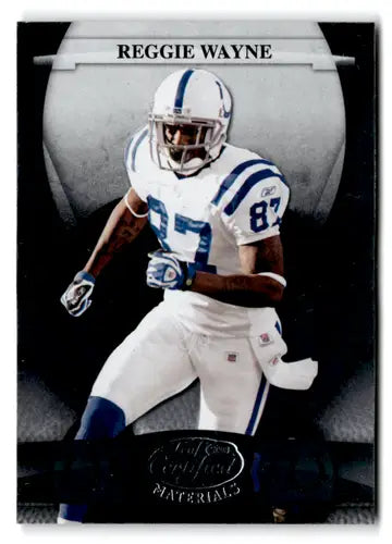 Reggie Wayne football card with original gloss from 2008 Leaf Certified series